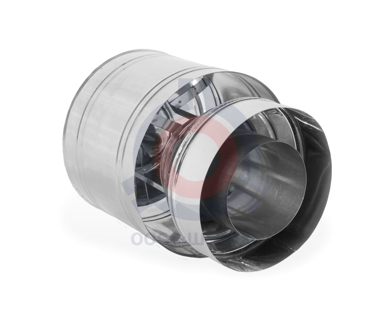 Дефлектор с юбкой, AISI 430 S = 0,5 мм, «Rockwool» 50 мм, оцинкованная S = 0,5 мм